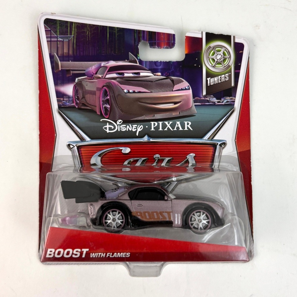 2013 Disney Pixar Cars Boost with Flames #9/10 Tuners Y0479 Diecast Sealed